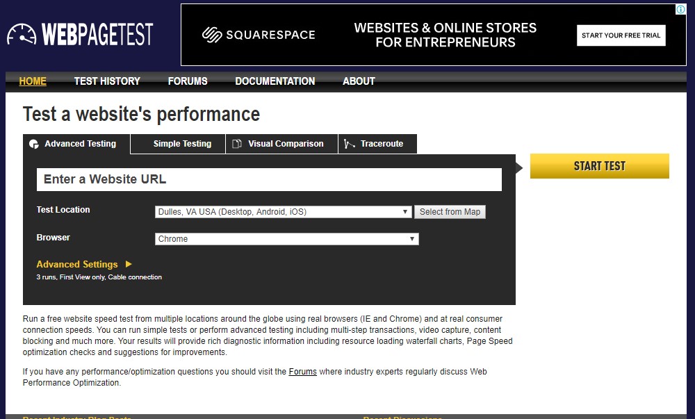 17 Free & Must Have SEO Tools for every blogger 13 Tools - webpagetest